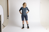 IXS Women's Carve X 3/4 Henley storm-marine 44