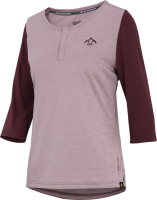 IXS Women's Carve X 3/4 Henley taupe-raisin 40