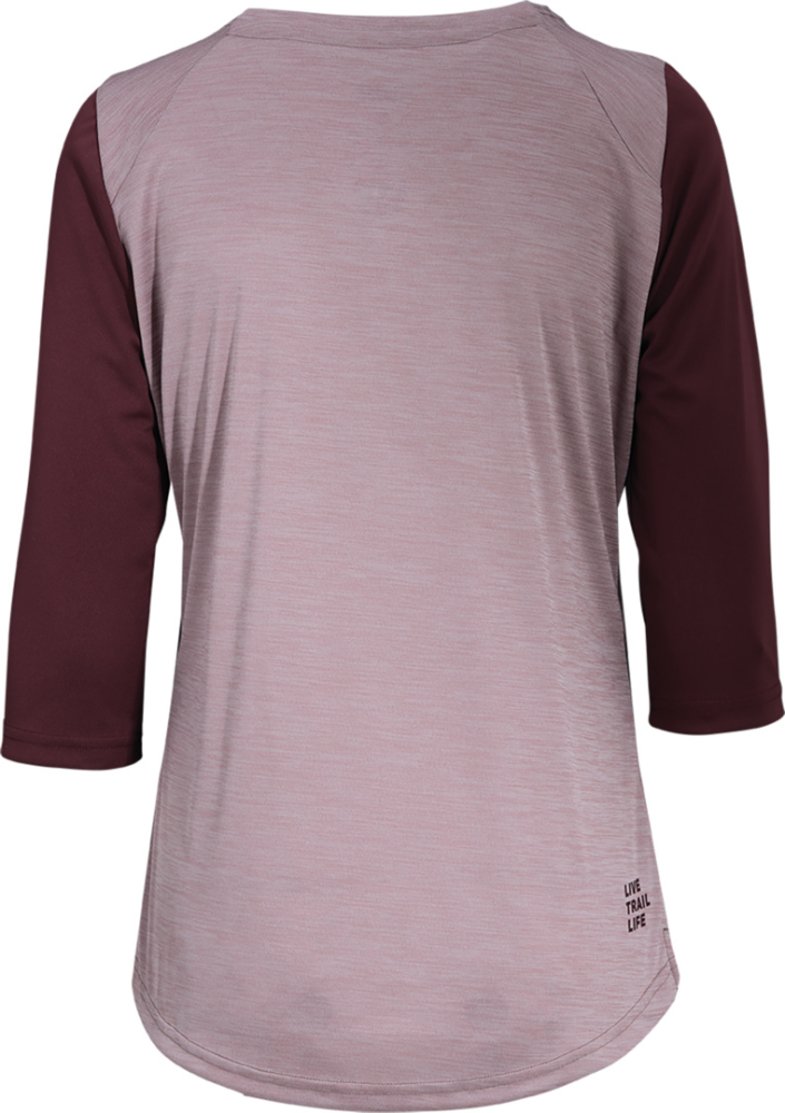 IXS Women's Carve X 3/4 Henley taupe-raisin 40