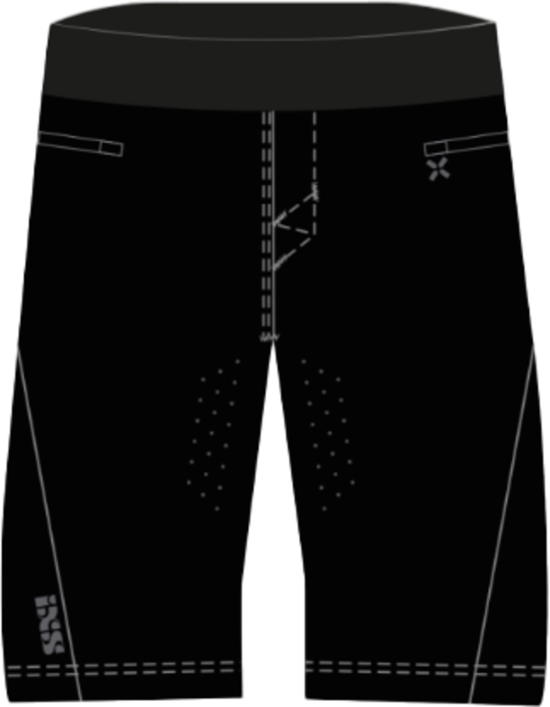 IXS Kinder Flow Lite 1.0 Shorts schwarz KM