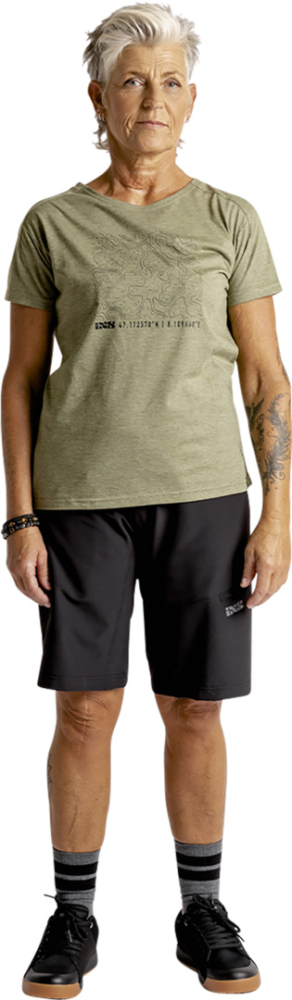IXS Women' s Flow Contour Tech Tee olive 38