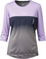 IXS Damen Carve 1.0 3/4 Jersey lavender-graphit 40