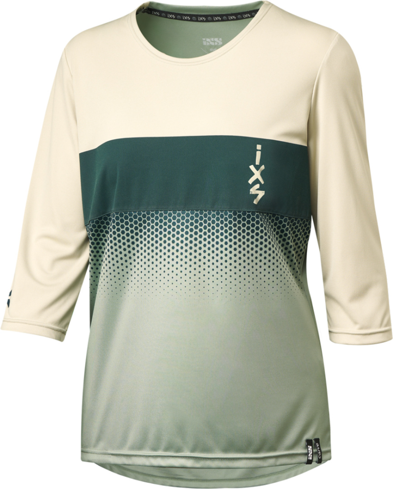 IXS Damen Carve 1.0 3/4 Jersey sand-sage 36