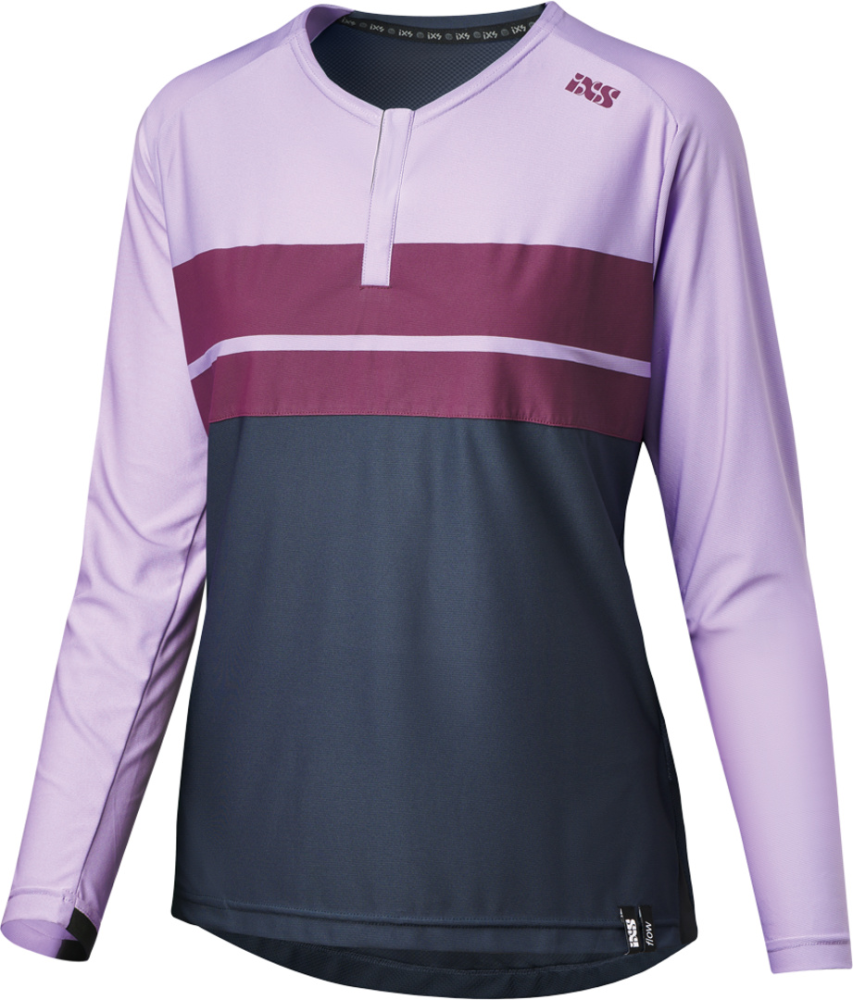 IXS Damen Flow Lite 1.0 Henley lavender-marine 40