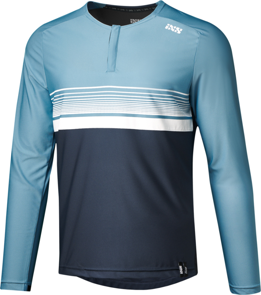 IXS Flow Lite 1.0 Henley ocean-marine S