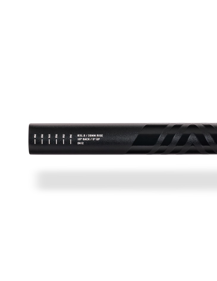 PNW Lenker, RANGE HANDLEBAR GEN 4, 800mm Breite, 35mm Durchmesser, 38mm Rise, grau - CEMENT GREY