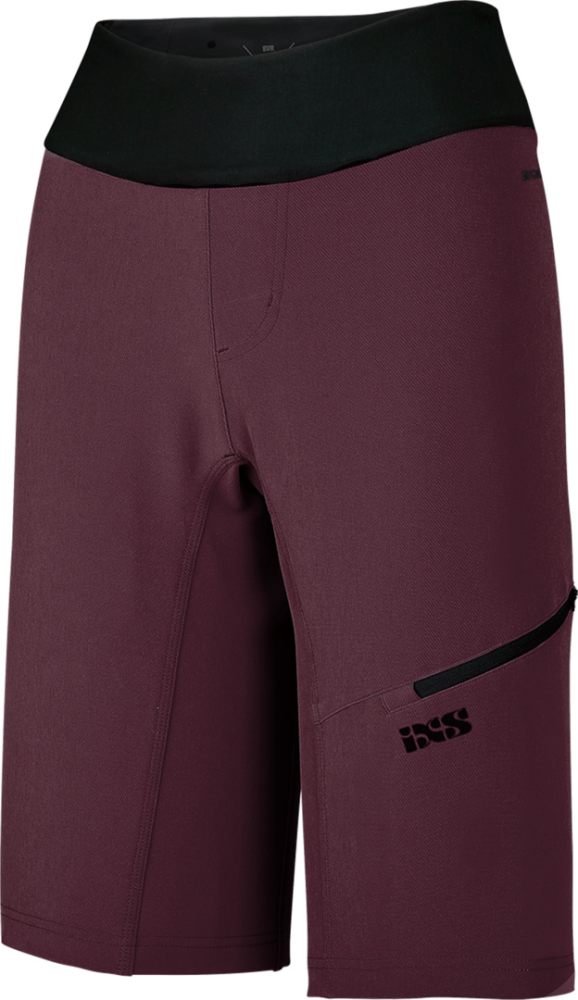 IXS Women' s Carve Hip-Hugger Shorts raisin 34