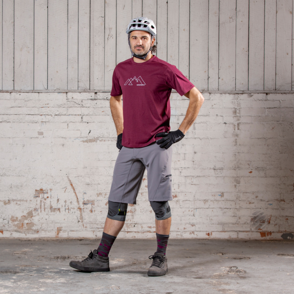 IXS Flow Getoutandplay Tech Tee raisin XS