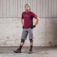 IXS Flow Getoutandplay Tech Tee raisin XS