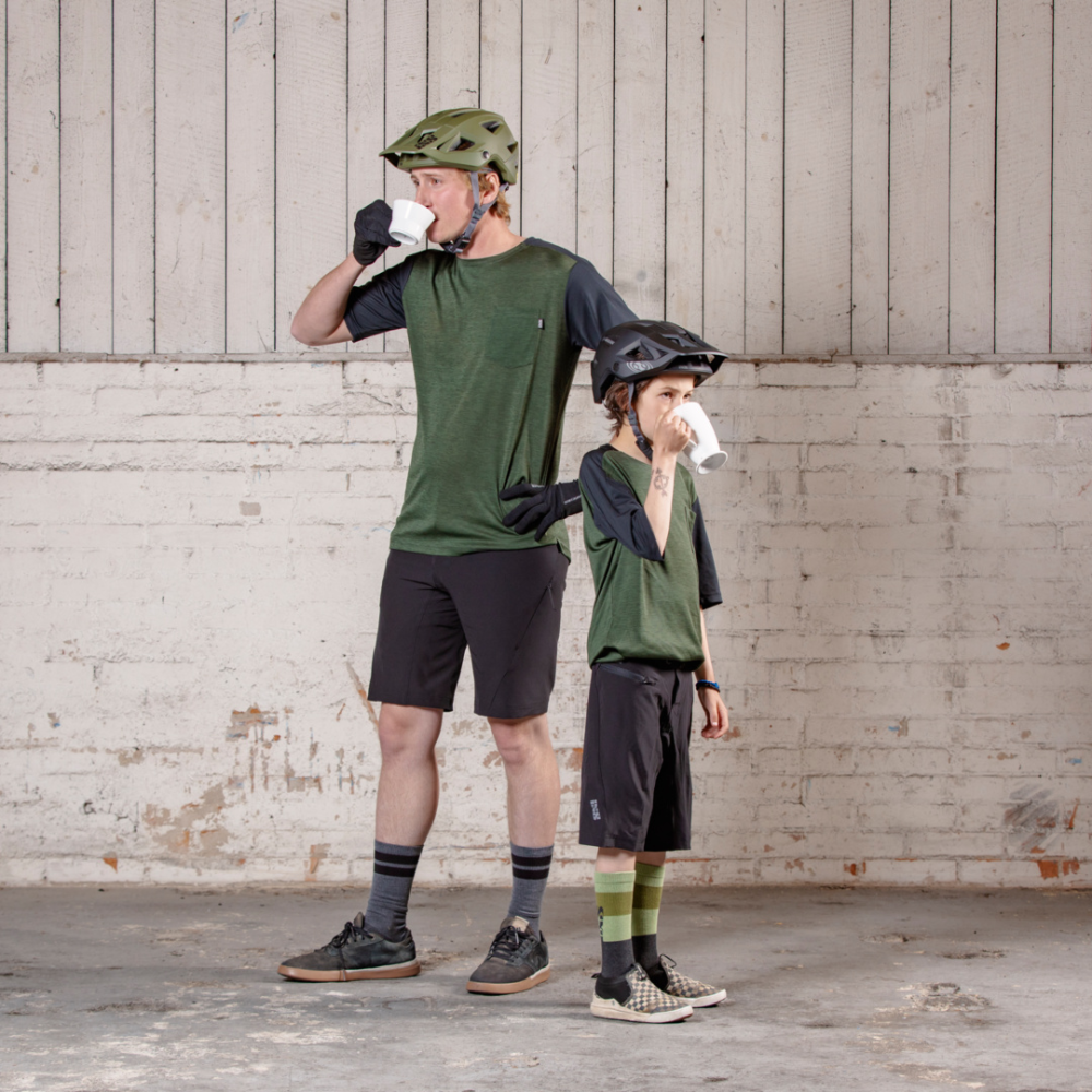 IXS Flow X Kids Jersey olive KM (Kinder M)