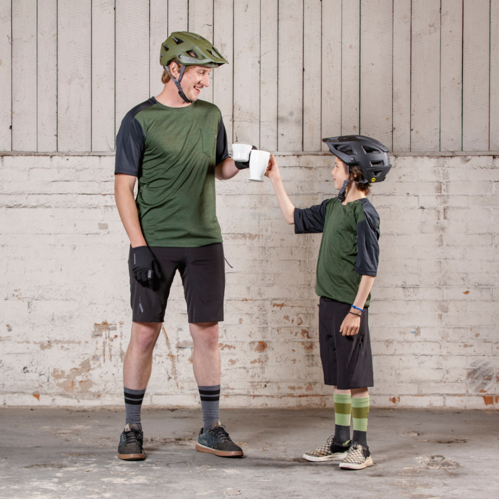 IXS Flow X Kids Jersey olive KM (Kinder M)