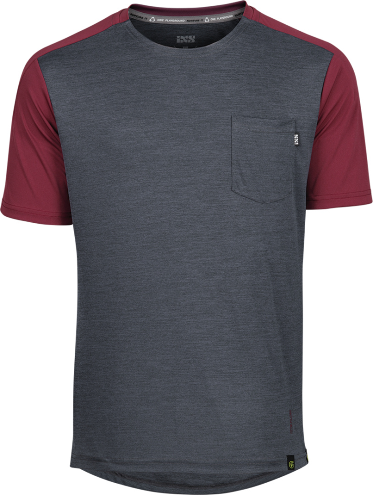 IXS Flow X Kids Jersey raisin KL (Kinder L)