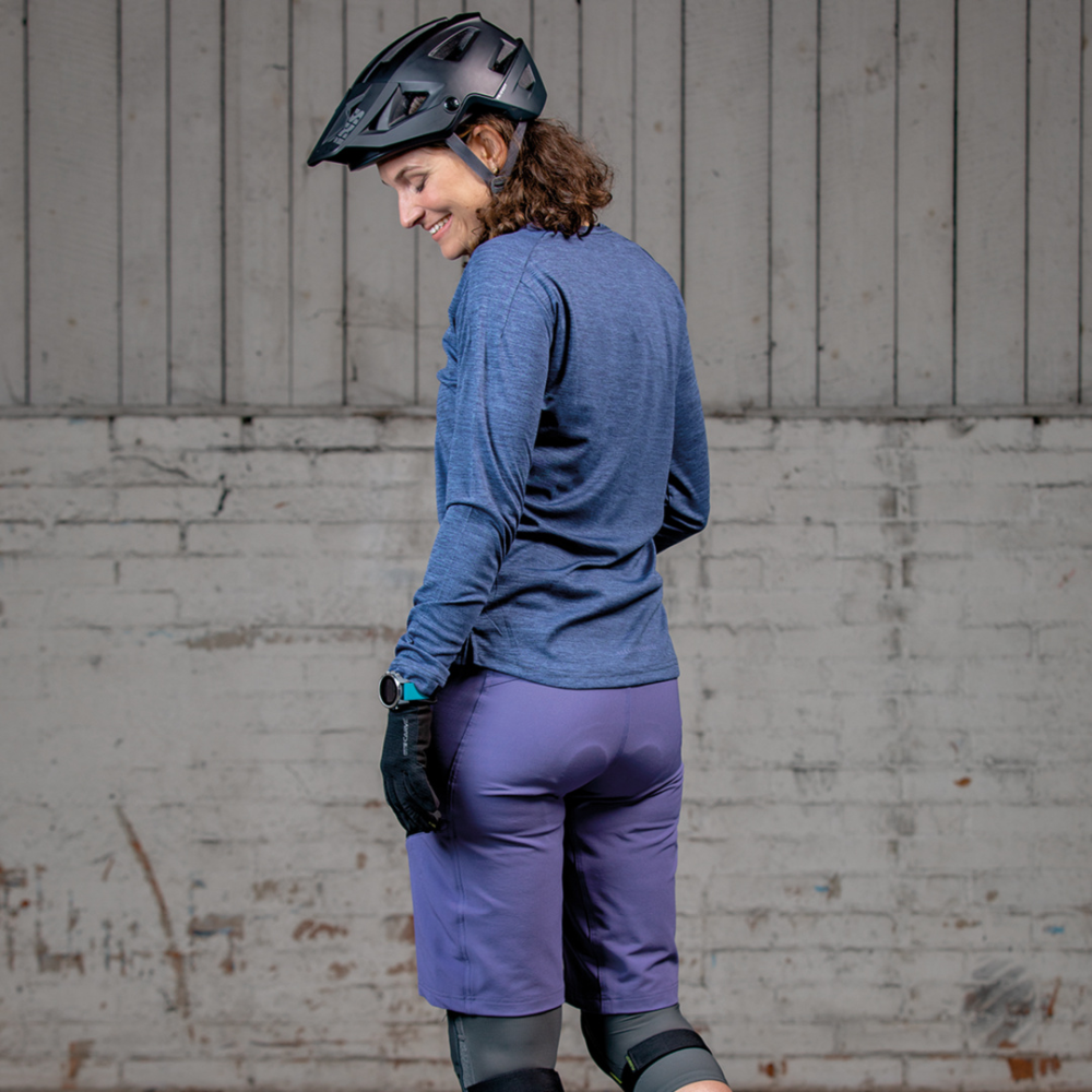 IXS Flow X Women long sleeve jersey grape 42