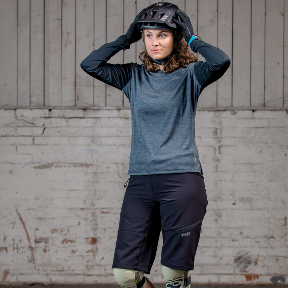 IXS Flow X Women long sleeve jersey schwarz 36