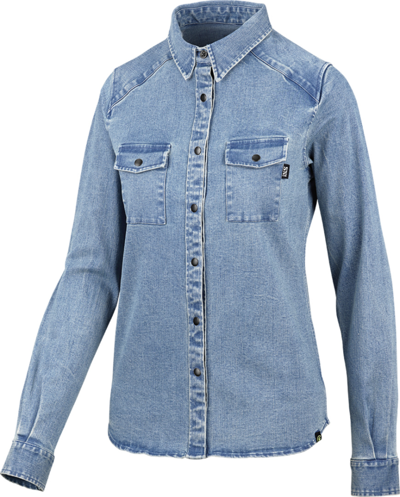 IXS Women' s Carve Digger Organic Shirt washed blue 42