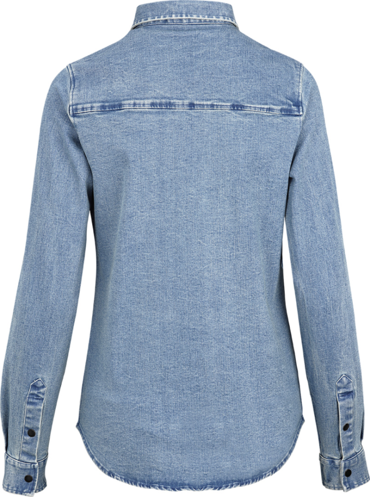 IXS Women' s Carve Digger Organic Shirt washed blue 42