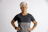 IXS Women' s Flow Mountain Tech Tee schwarz-graphite 44