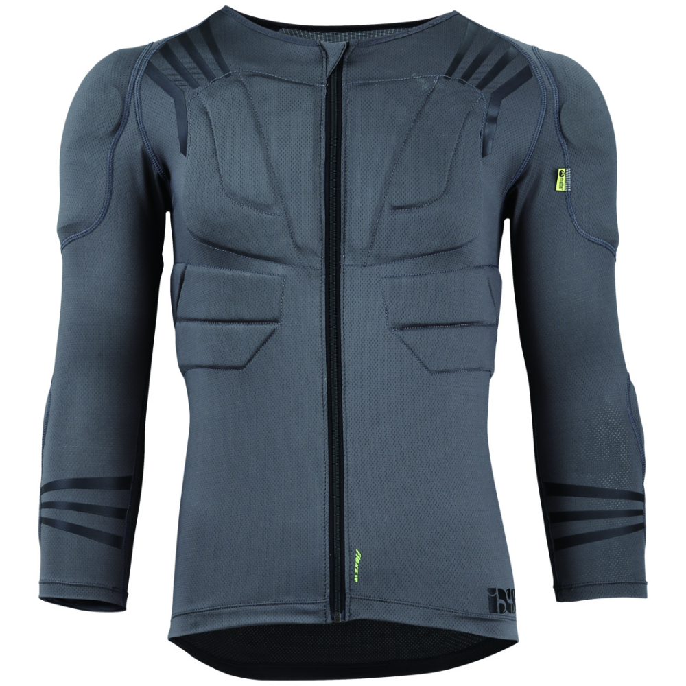 IXS Auslöser Oberkörperschutz. grau KM (Kinder M)