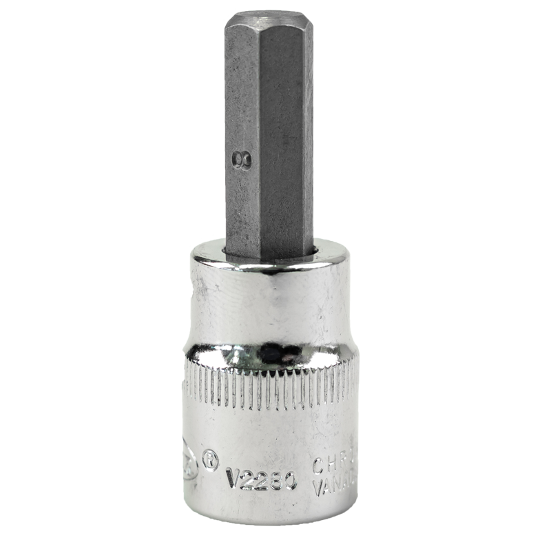 Ersatzteil, Nuss (Bit) 8 mm, 3/8'', 49 mm