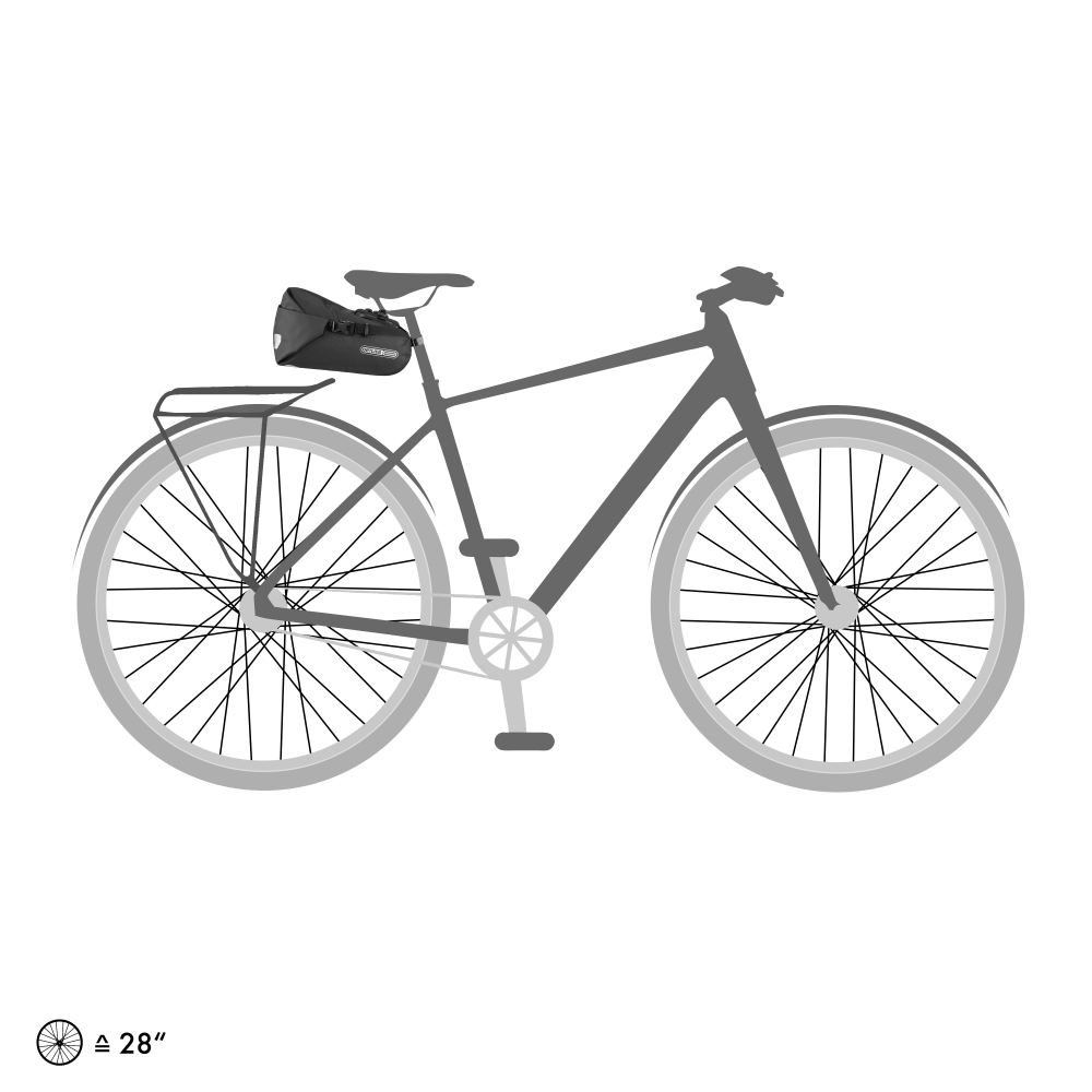 Ortlieb Saddle-Bag 4,1 L black matt