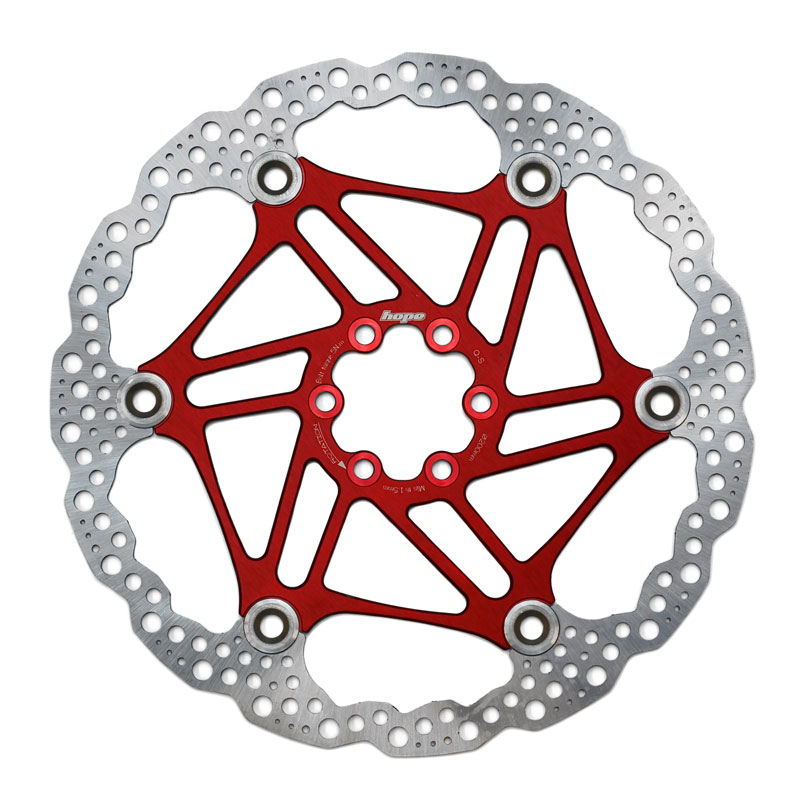 HOPE HOPE Disc 200 mm 6 Loch Floating red