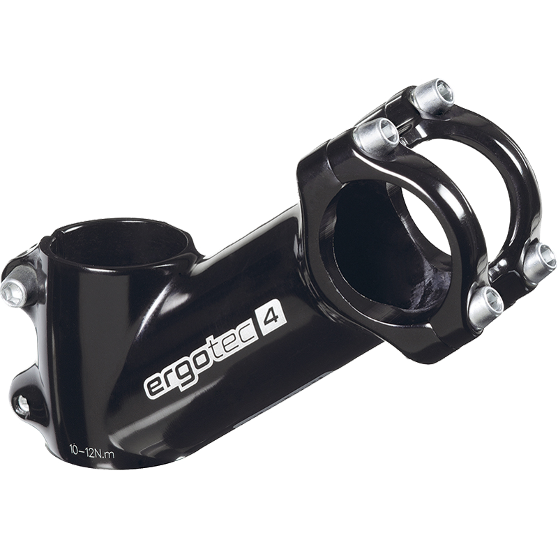 Ergotec Vorbau, HIGH CRAB2, 31.8mm, 70mm, 35° Klemm-ID:28.6 AL6061 black sand L4