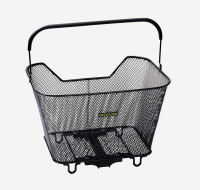 Racktime Baskit 2.0 large, 23L, schwarz - Masse 46 x 30 x 32 cm, max 10kg Zuladung, inkl. Snap-it 2.0 Adapter