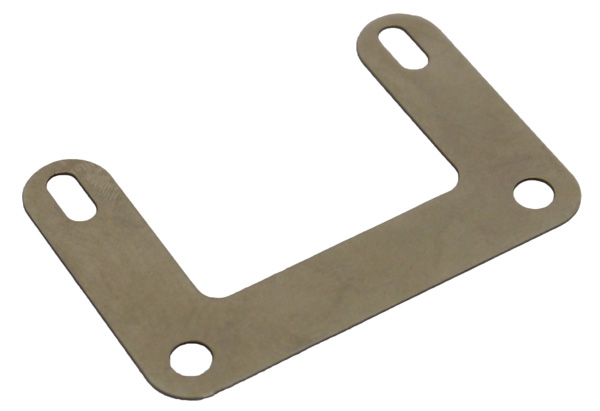 SON Adapterblech Inox, flach