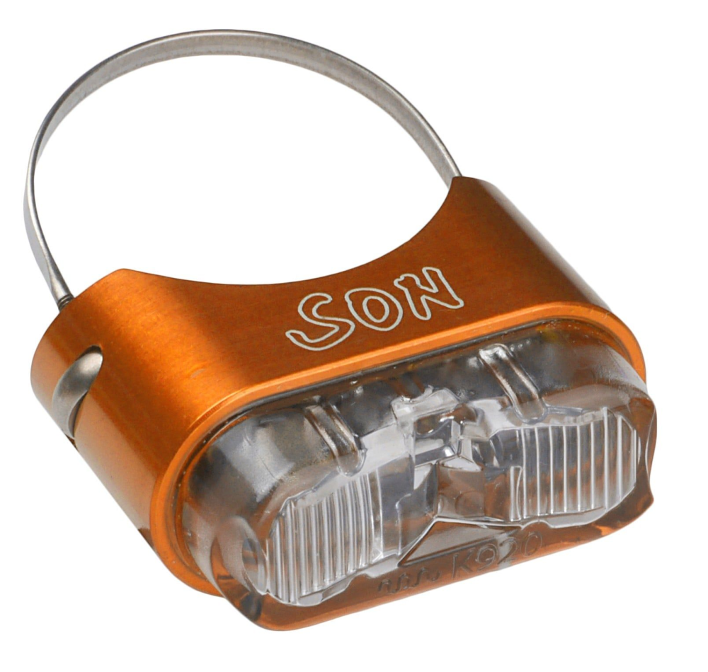 SON Rücklicht für Sattelst. orange/klar