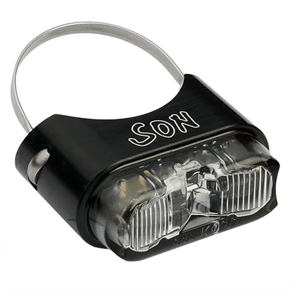 SON Rücklicht für Sattelst. schwarz/klar