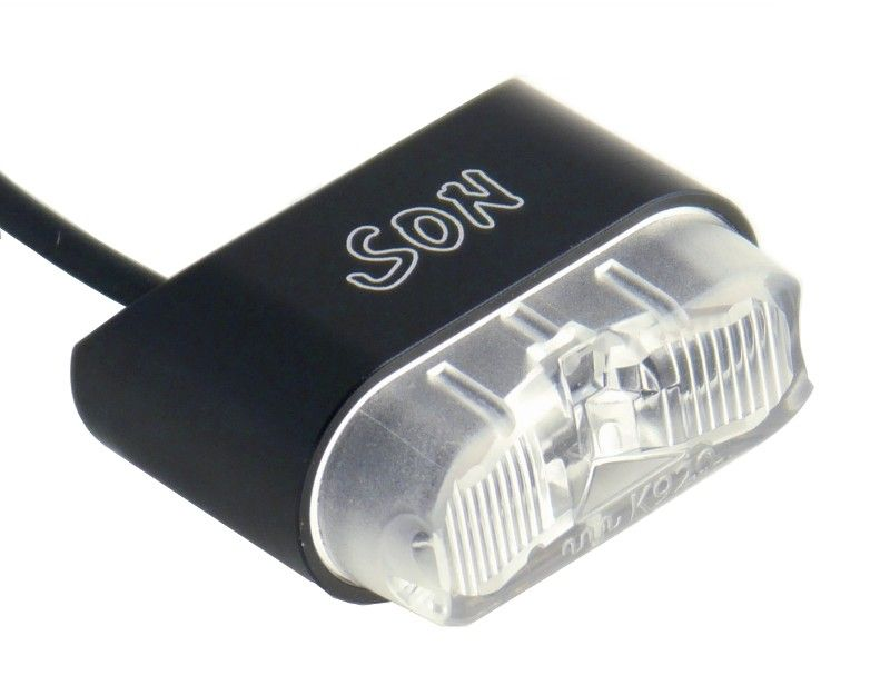 SON Rücklicht für Schutzblech sw weites Profil