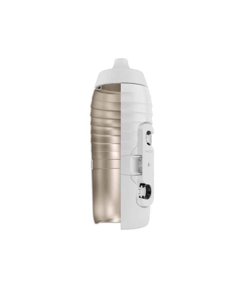 Fidlock TWIST X KEEGO Trinklasche 600 ml, Single (mit Bottle Connector, ohne TWIST Base). White.