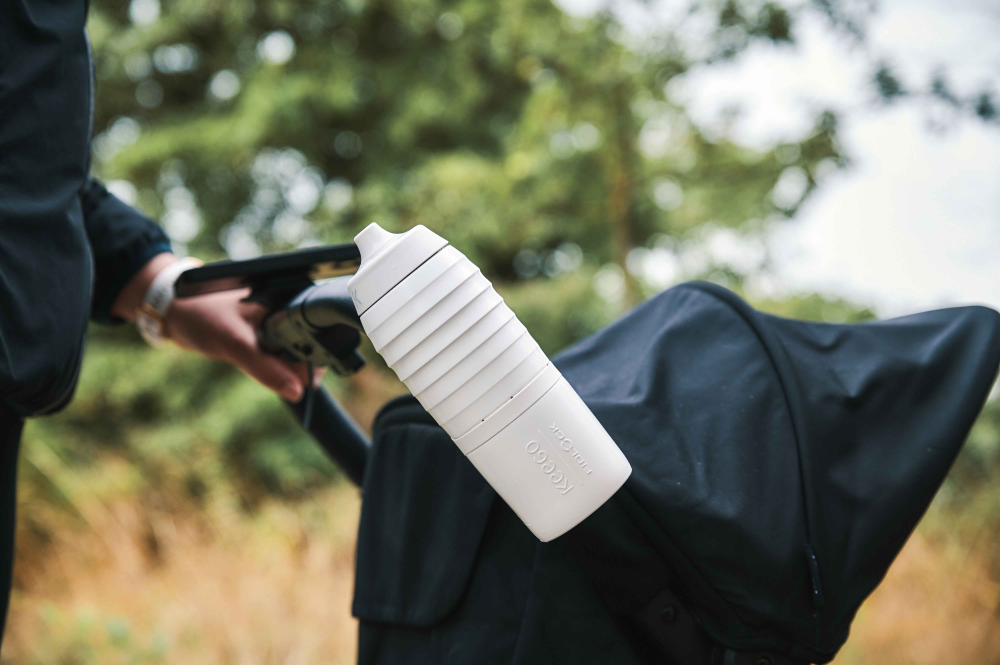 Fidlock TWIST X KEEGO Trinklasche 600 ml, Single (mit Bottle Connector, ohne TWIST Base). White.