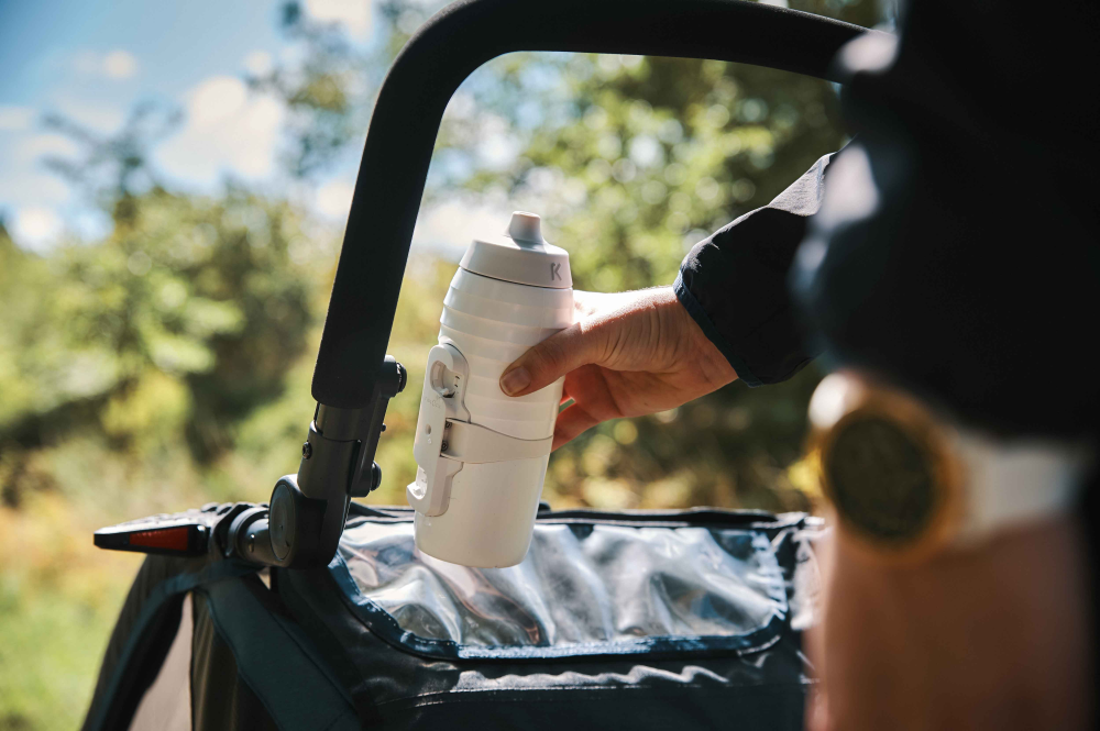 Fidlock TWIST X KEEGO Trinklasche 600 ml, Single (mit Bottle Connector, ohne TWIST Base). White.