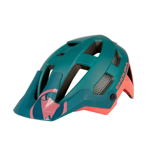 Endura SingleTrack Helm: Fichtgrün - M-L