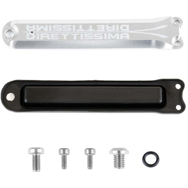 Trickstuff Ausgleichsbehälterdeckel-Set Direttissima, schwarz