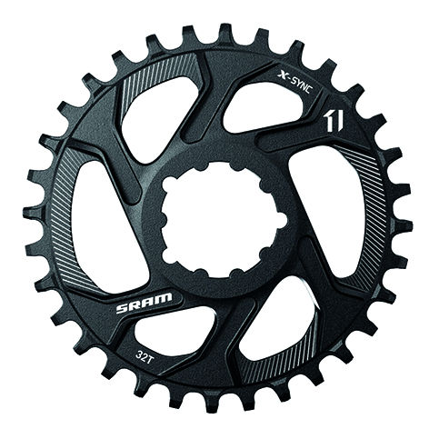SRAM Kettenblatt X-Sync 26Z 1x11 6mm Offset Direct Mount schwarz