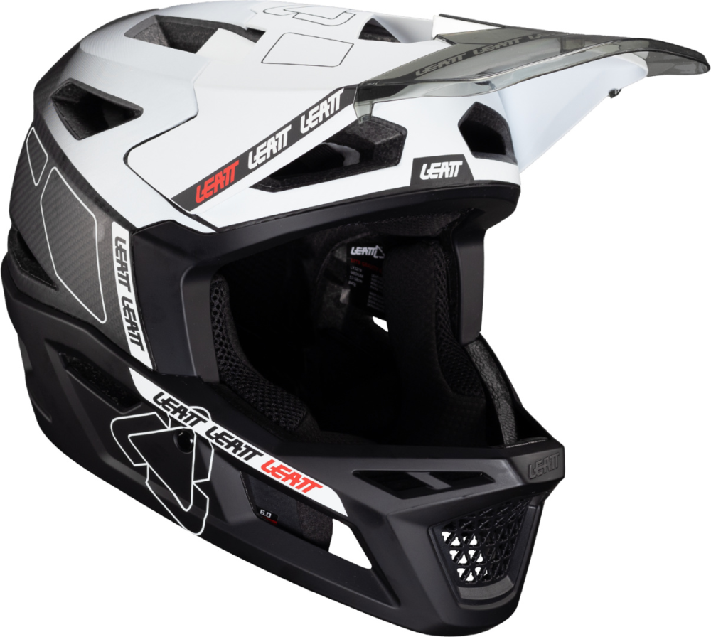 Leatt MTB Gravity 6.0 Carbon Helmet white S