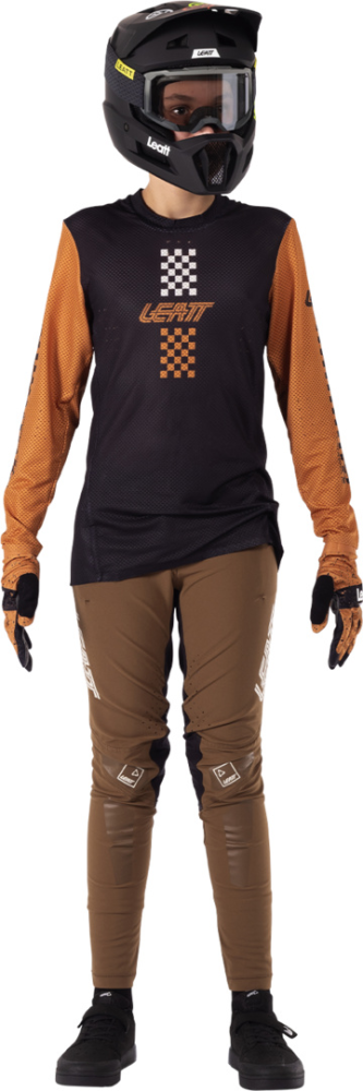 Leatt MTB Gravity 4.0 Jersey Jr rust S