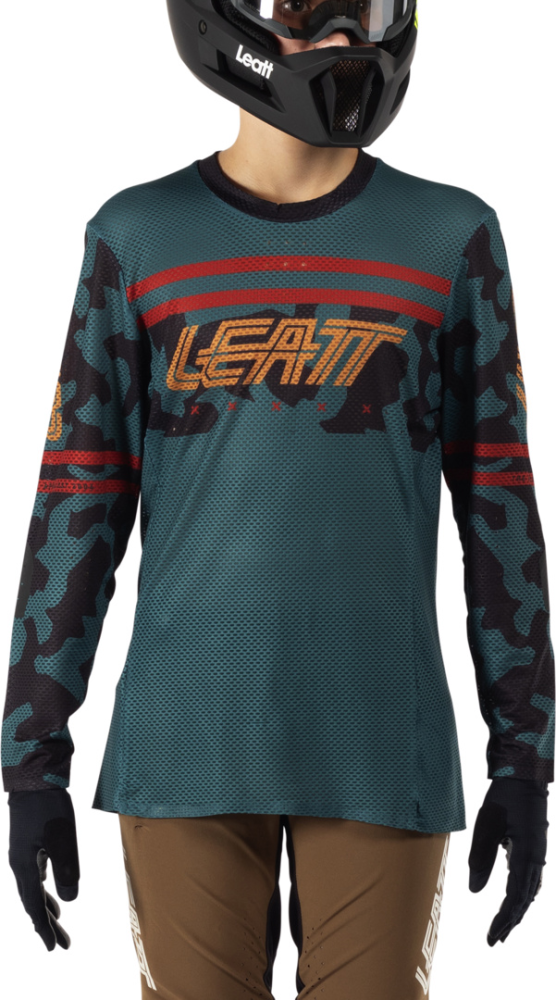 Leatt MTB Gravity 4.0 Jersey Jr teal M