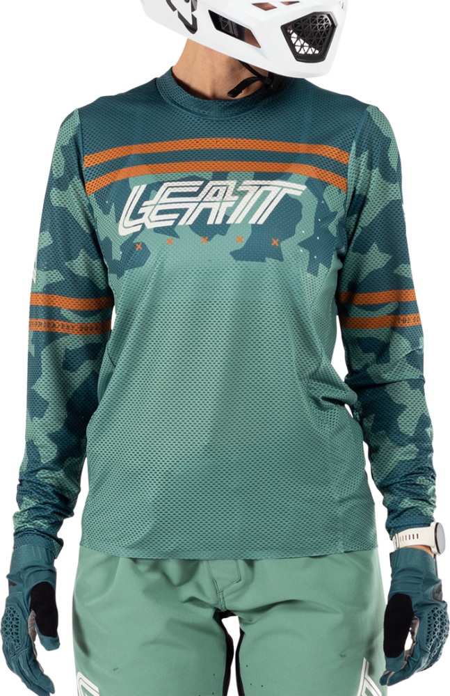 Leatt MTB Gravity 4.0 Jersey Women lagoon XL