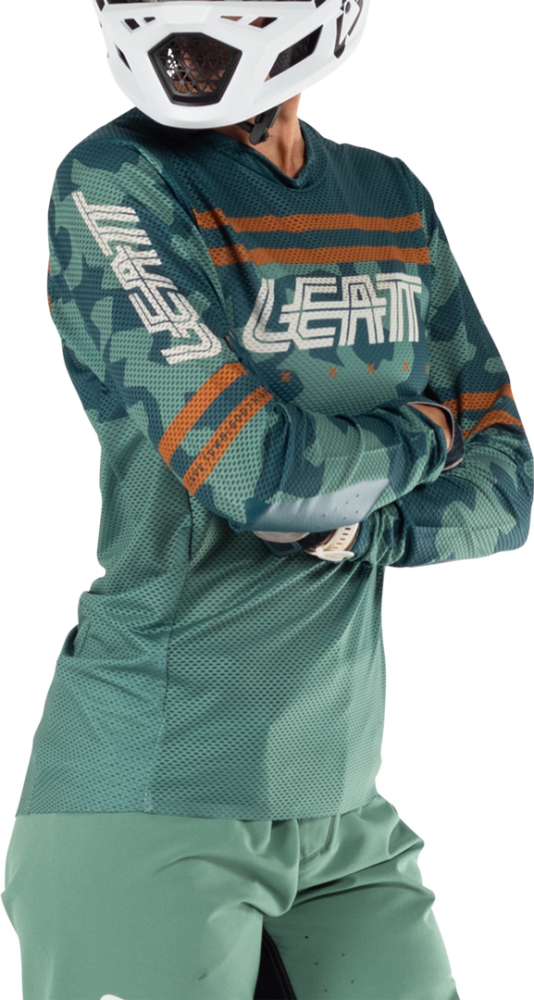 Leatt MTB Gravity 4.0 Jersey Women lagoon XL