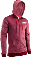 Leatt Zip Hoodie Premium V25 ruby XL