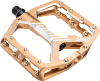 Leatt Pedals AllMtn 6.0 Flat #Wide 114x107mm Frost Bronze