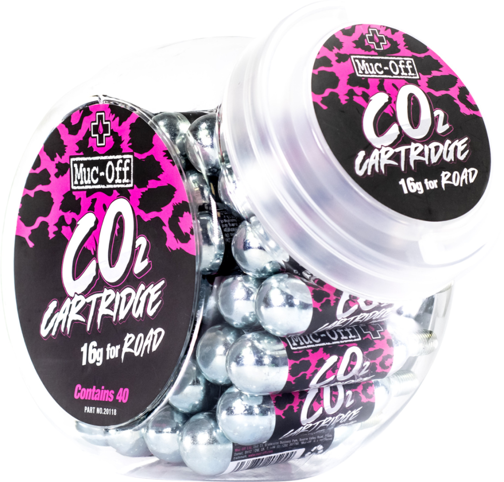 Muc-Off Countertop 16g CO2 Kartuschen 40 Stk.