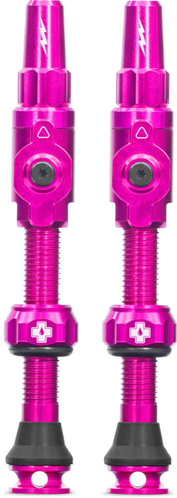 Muc-Off Schlauchlose Ventile Big Bore Lite 75mm Pink