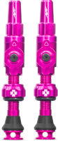 Muc-Off Schlauchlose Ventile Big Bore Lite 65mm Pink