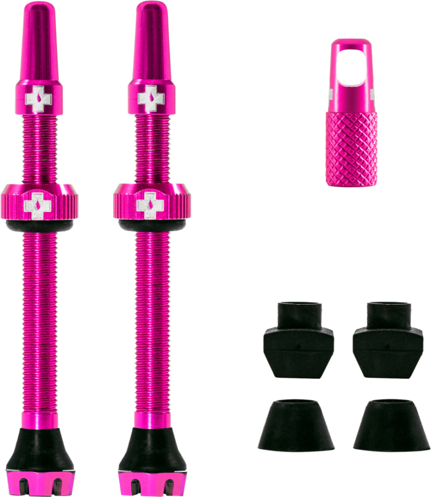 Muc-Off V2 Tubeless Valve Kit 60mm/pink