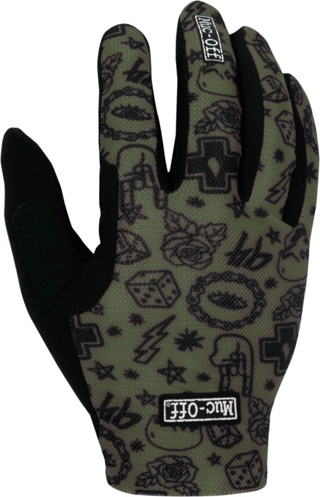 Muc-Off Lightweight Mesh Ride Gloves - Green green XXL