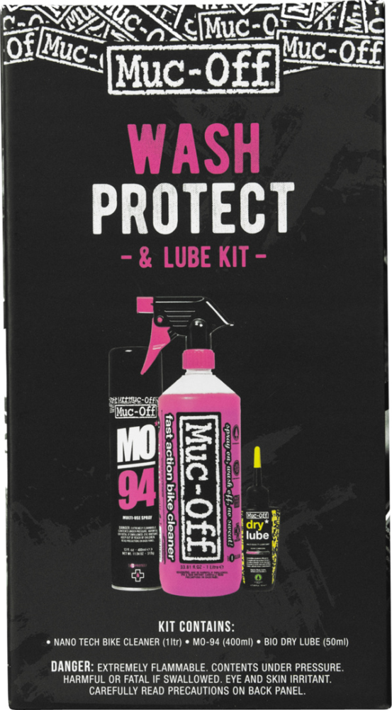 Muc-Off Wash, Protect and Dry Lube Kit